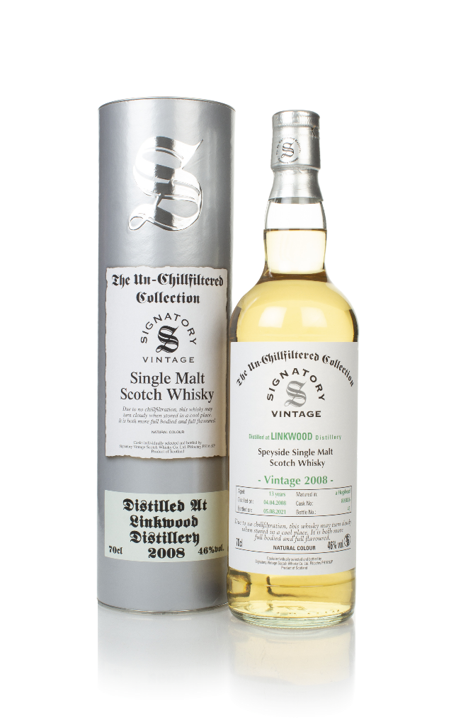 Linkwood 13 Year Old 2008 (cask 803636) - Un-Chillfiltered Collection (Signatory) 70cl product image