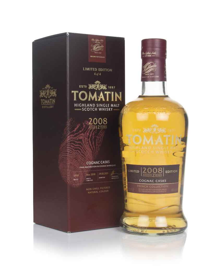 Tomatin 12 Year Old 2008 Cognac Cask Finish - French Collection 70cl product image