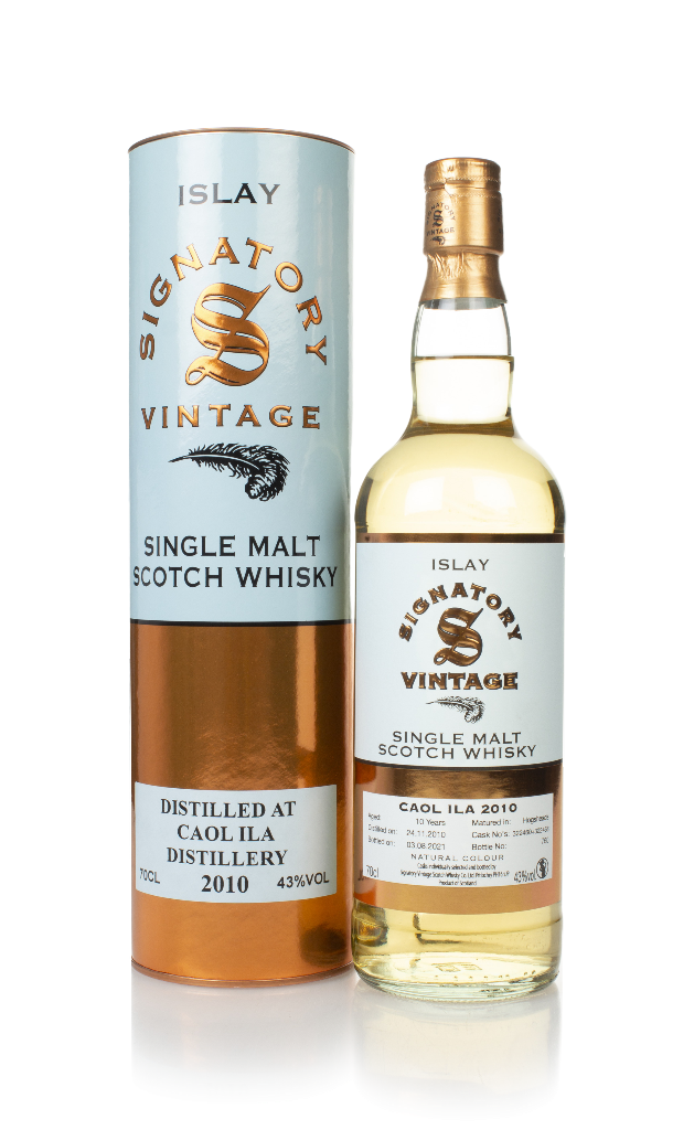 Caol Ila 10 Year Old 2010 (casks 322460 & 322468) - Signatory 70cl product image