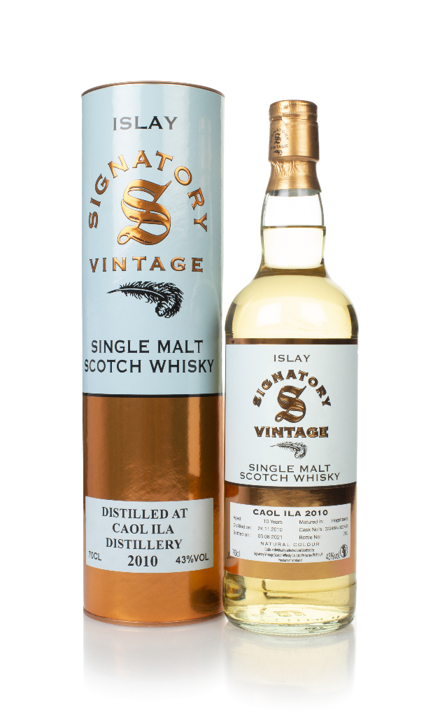 Caol Ila 10 Year Old 2010 (casks 322460 & 322468) - Signatory 70cl product image