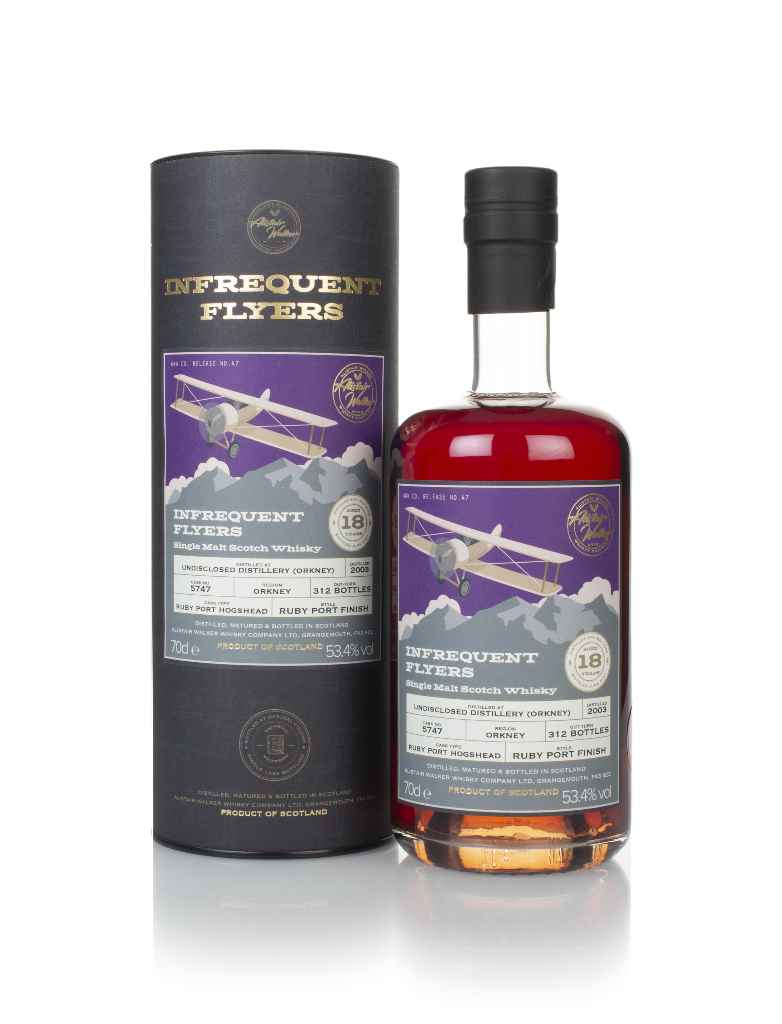Undisclosed Orkney Distillery 18 Year Old 2003 (cask 5747) - Infrequent Flyers (Alistair Walker) 70cl product image