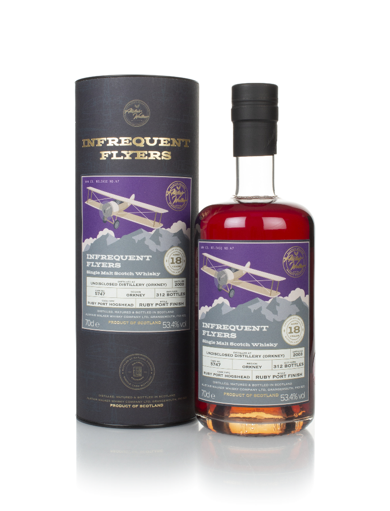 Undisclosed Orkney Distillery 18 Year Old 2003 (cask 5747) - Infrequent Flyers (Alistair Walker) 70cl product image