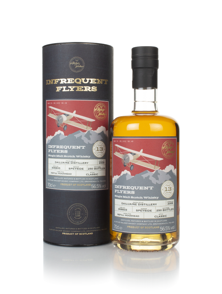 Dailuaine 13 Year Old 2008 (cask 306833) - Infrequent Flyers (Alistair Walker) 70cl product image