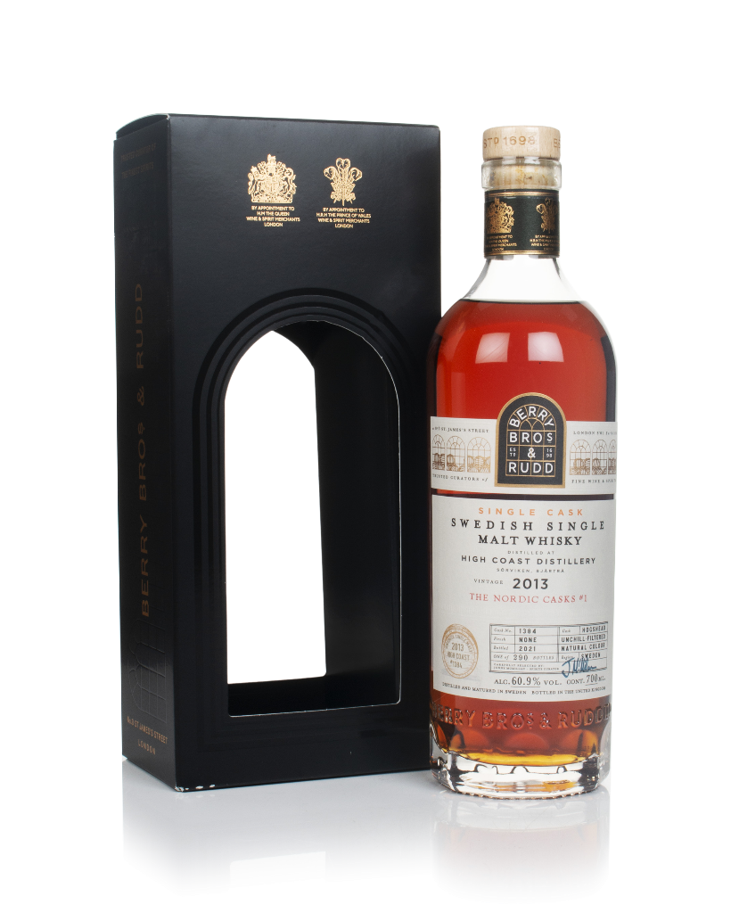 High Coast 2013 (bottled 2021) (cask 1384) - Berry Bros. & Rudd 70cl product image