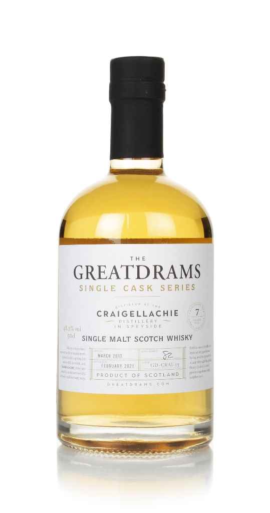 Craigellachie 7 Year Old 2013 - Single Cask Series (GreatDrams) 50cl product image
