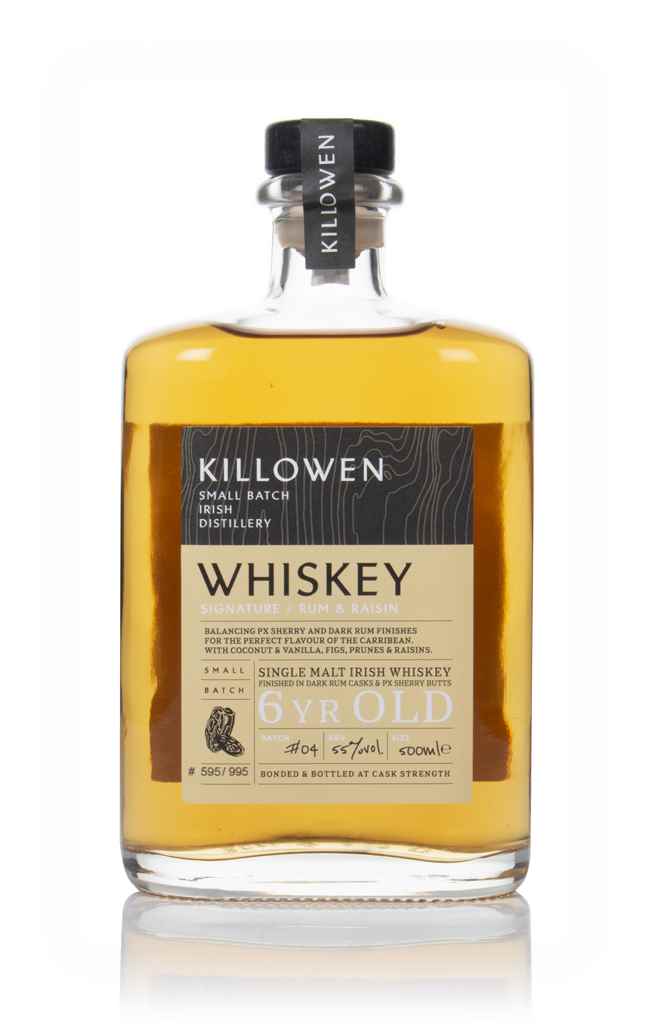Killowen Whiskey 6 Year Old – Signature Rum & Raisin 50cl product image