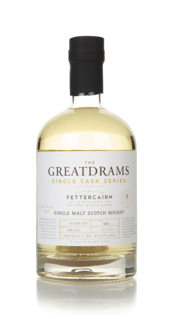 Fettercairn 8 Year Old 2012 (cask GD-FC12) - Single Cask Series (GreatDrams) 50cl product image