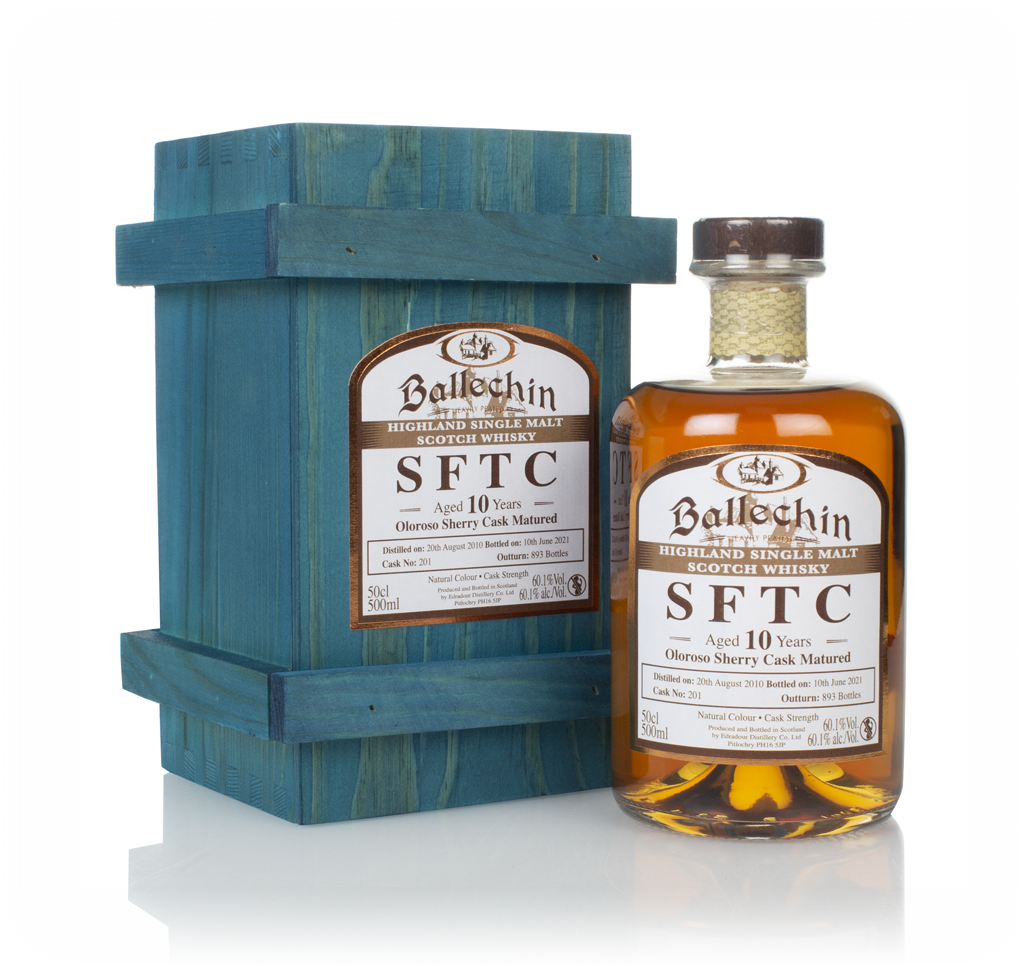 Ballechin 10 Year Old 2010 (cask 201) - Straight From The Cask 50cl product image