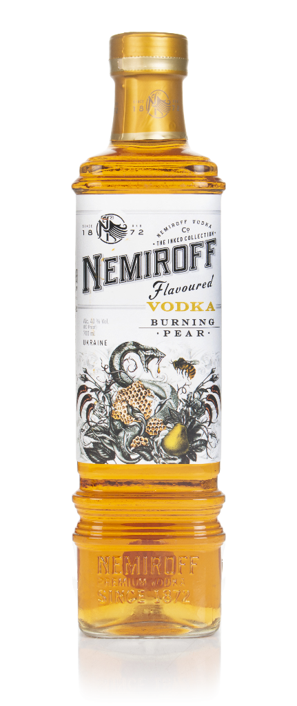 Nemiroff Burning Pear Vodka - The Inked Collection 70cl product image