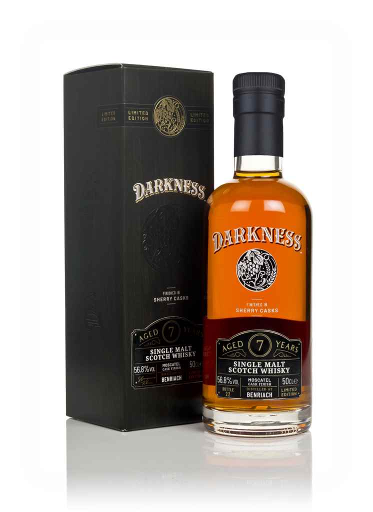 Benriach 7 Year Old Moscatel Cask Finish (Darkness) 50cl product image