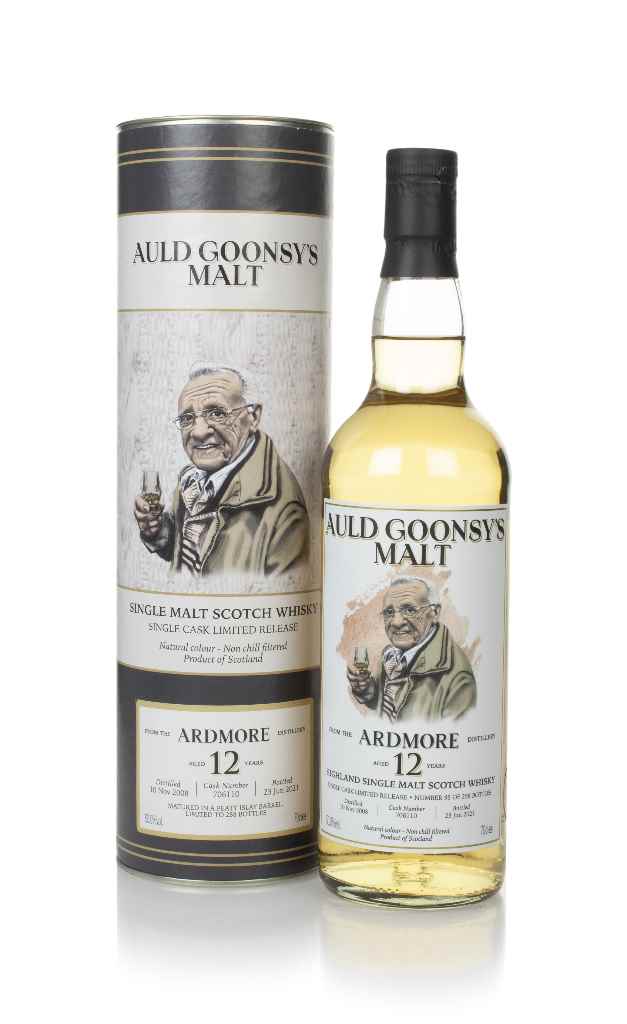 Ardmore 12 Year Old 2008 (cask 706110) - Auld Goonsy's Malt 70cl product image