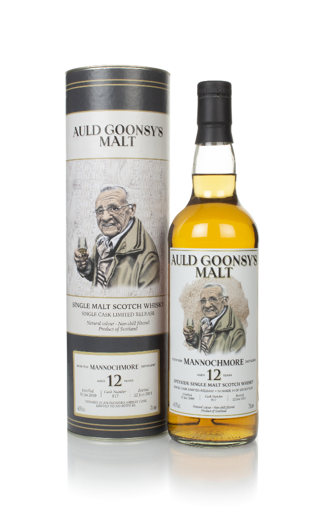 Mannochmore 12 Year Old 2009 (cask 917) - Auld Goonsy's Malt 70cl product image