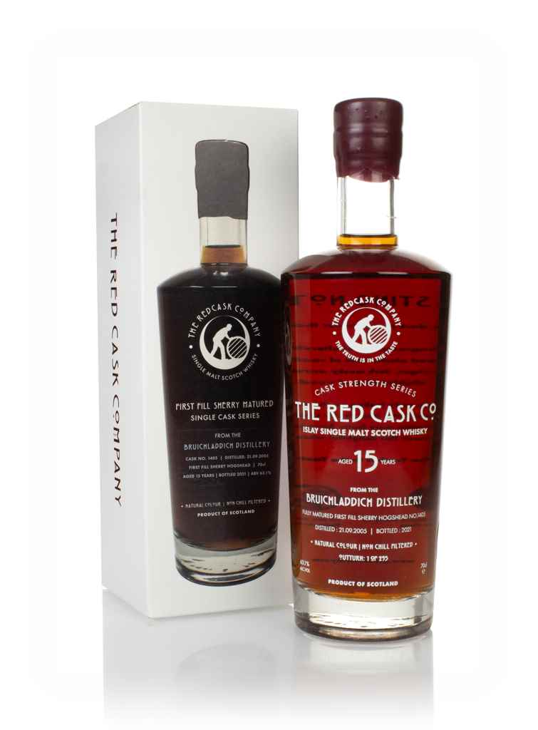 Bruichladdich 15 Year Old 2005 (cask 1405) - The Red Cask Co. 70cl product image