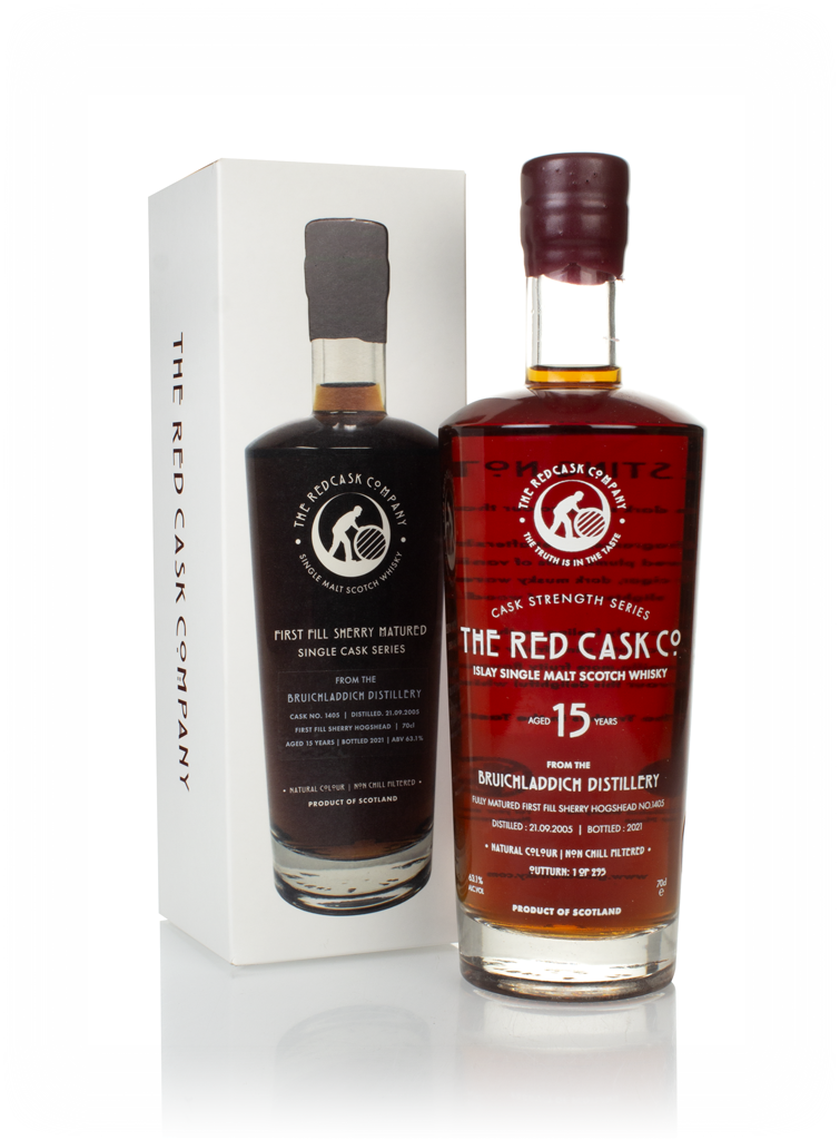 Bruichladdich 15 Year Old 2005 (cask 1405) - The Red Cask Co. 70cl product image