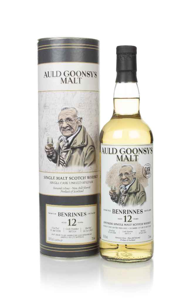 Benrinnes 12 Year Old 2008 (cask 307314) - Auld Goonsy's Malt 70cl product image