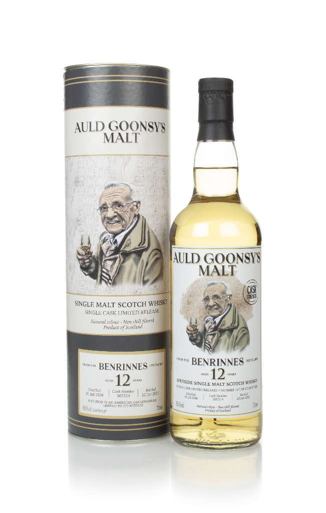 Benrinnes 12 Year Old 2008 (cask 307314) - Auld Goonsy's Malt 70cl product image