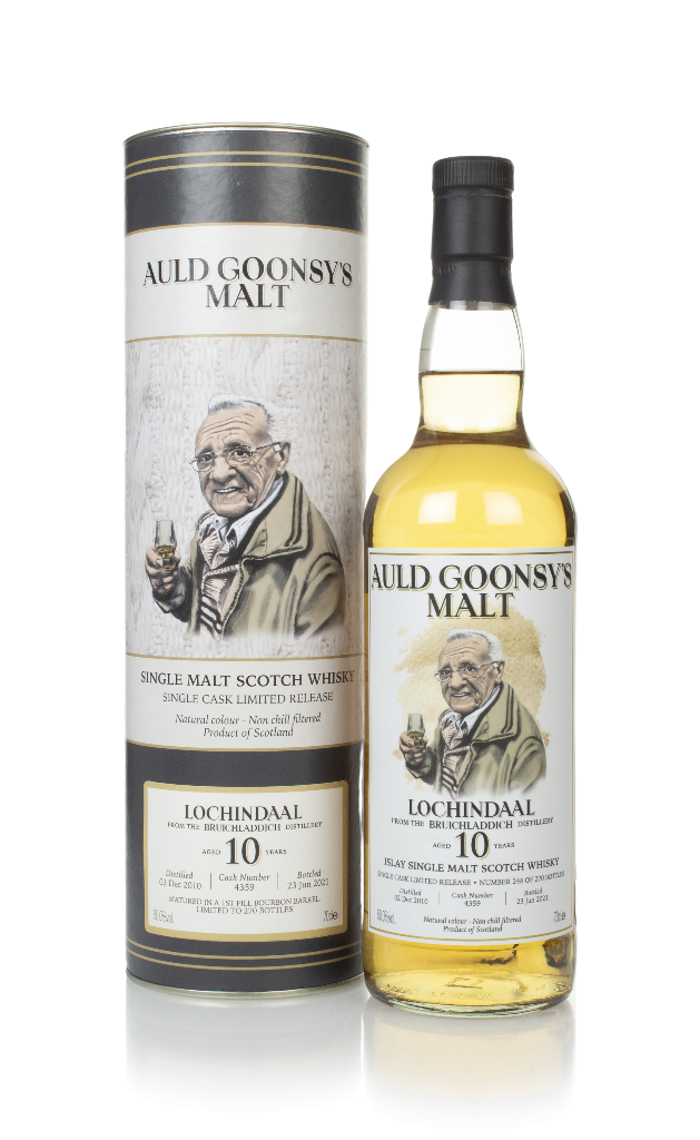 Lochindaal 10 Year Old 2010 (cask 4359) - Auld Goonsy's Malt 70cl product image