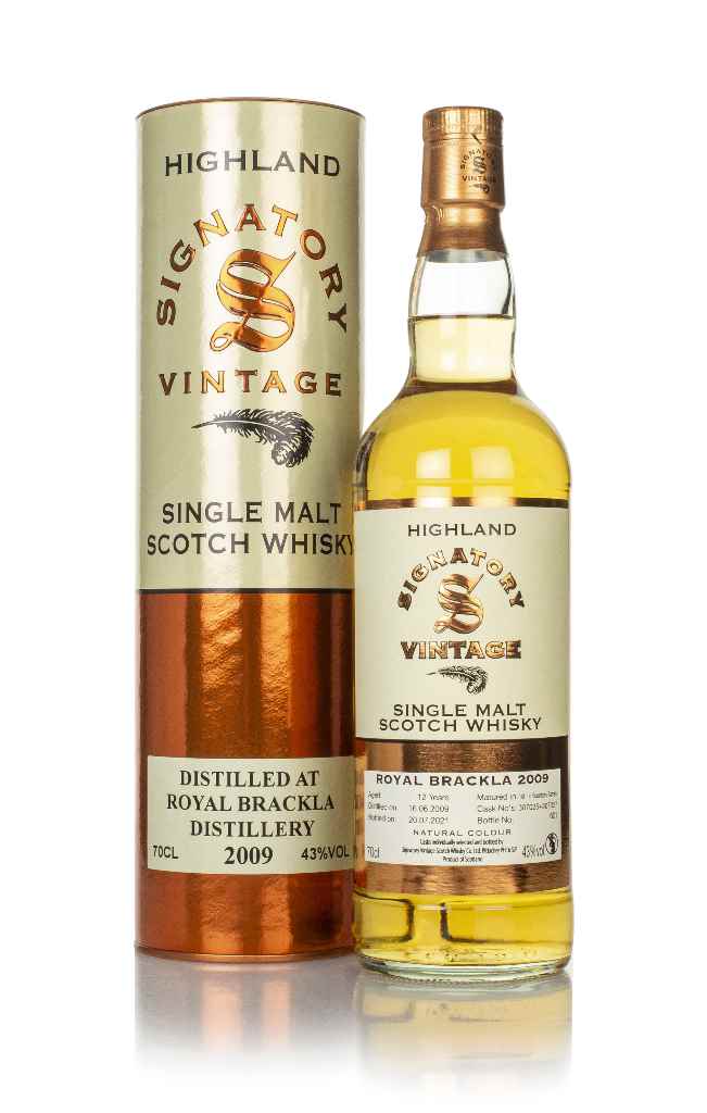 Royal Brackla 12 Year Old 2009 (casks 307025 & 307027) - Signatory 70cl product image