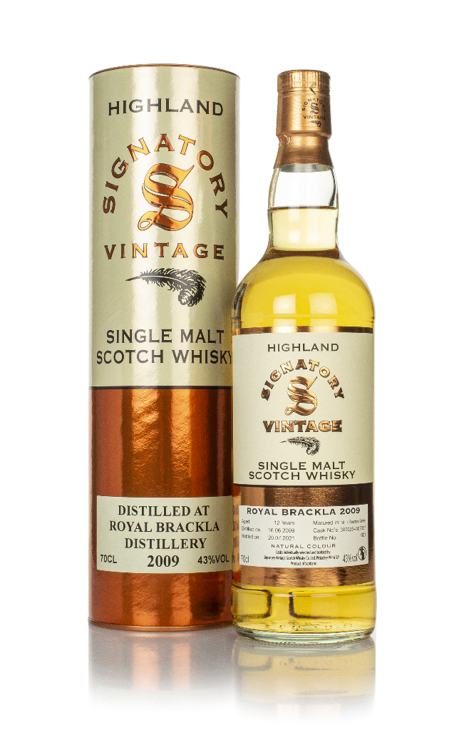 Royal Brackla 12 Year Old 2009 (casks 307025 & 307027) - Signatory 70cl product image