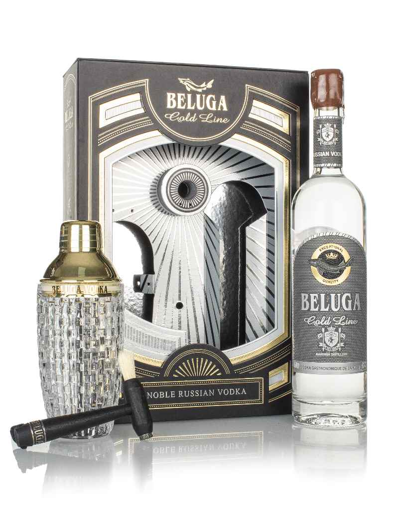 Beluga Gold Line Gift Pack with Cocktail Shaker 70cl product image