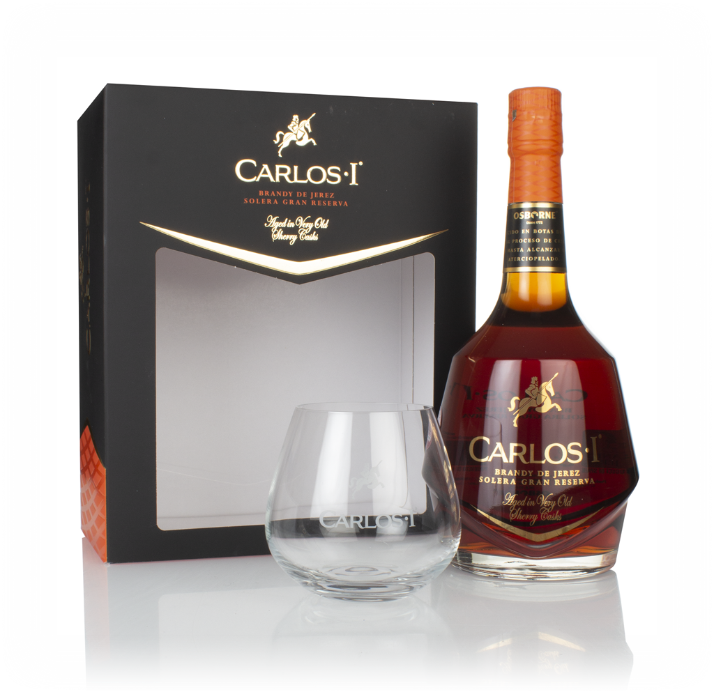 Carlos I Solera Gran Reserva Gift Pack with Glass 100cl product image