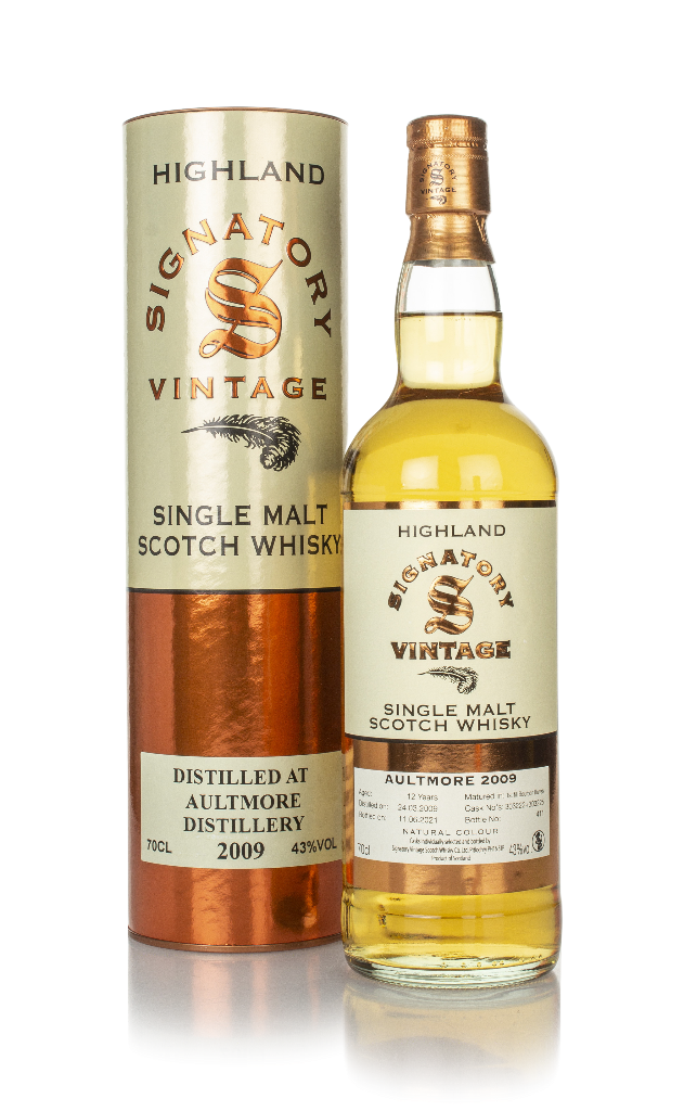 Aultmore 12 Year Old 2009 (casks 303222 & 303225) - Signatory 70cl product image