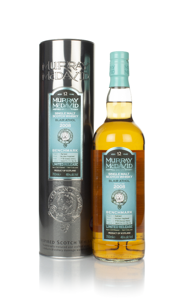Blair Athol 12 Year Old 2008 (casks 1909775/77/78/79) - Benchmark (Murray McDavid) 70cl product image