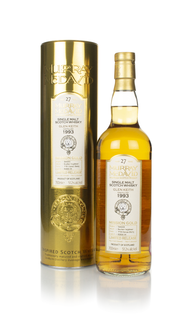Glen Keith 27 Year Old 1993 (cask 82838/39) - Mission Gold (Murray McDavid) 70cl product image