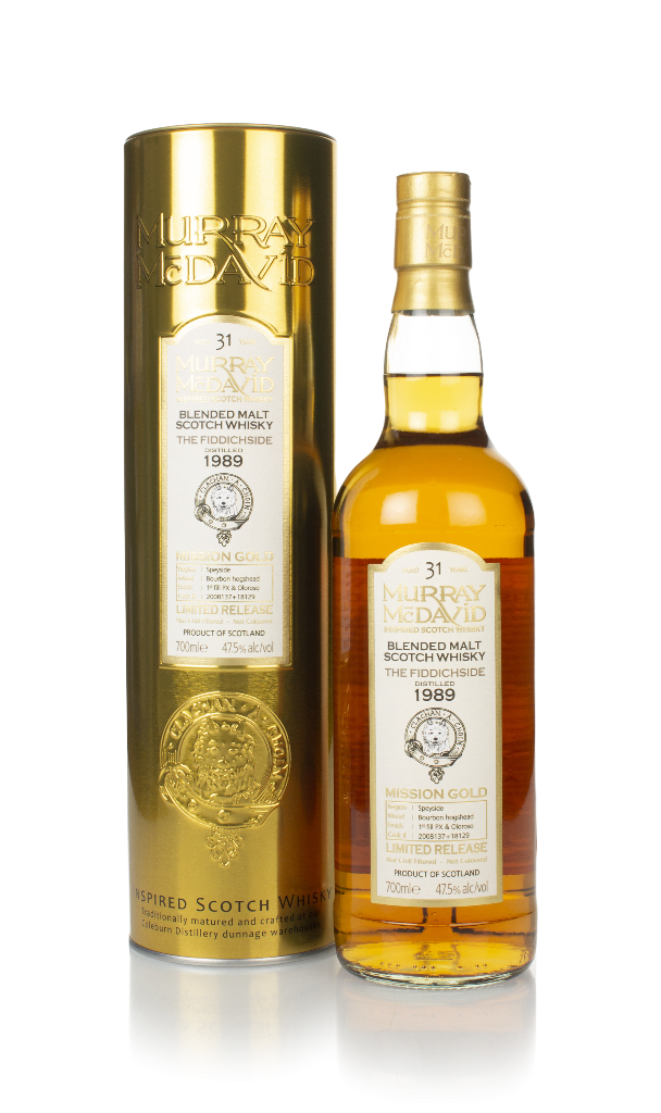 The Fiddichside 31 Year Old 1989 (casks 2008137 & 18129) - Mission Gold (Murray McDavid) 70cl product image