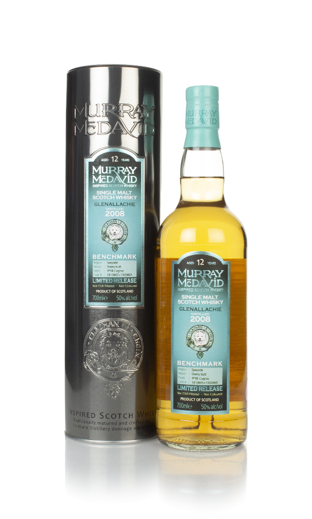GlenAllachie 12 Year Old 2008 (casks 1910865 & 1920865) - Benchmark (Murray McDavid) 70cl product image