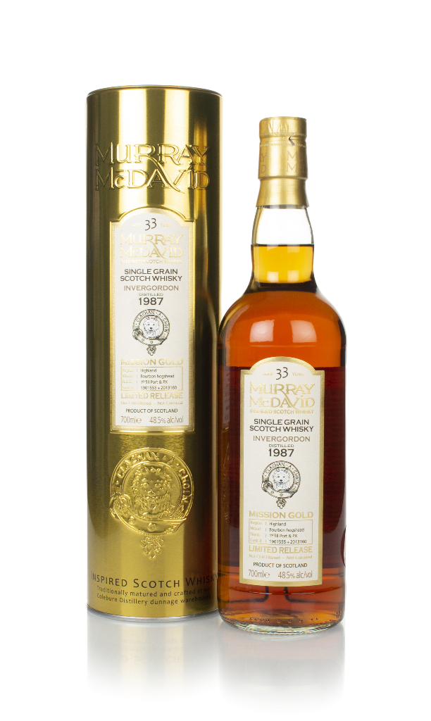 Invergordon 33 Year Old 1987 (casks 1901555 & 2013160) - Mission Gold (Murray McDavid) 70cl product image