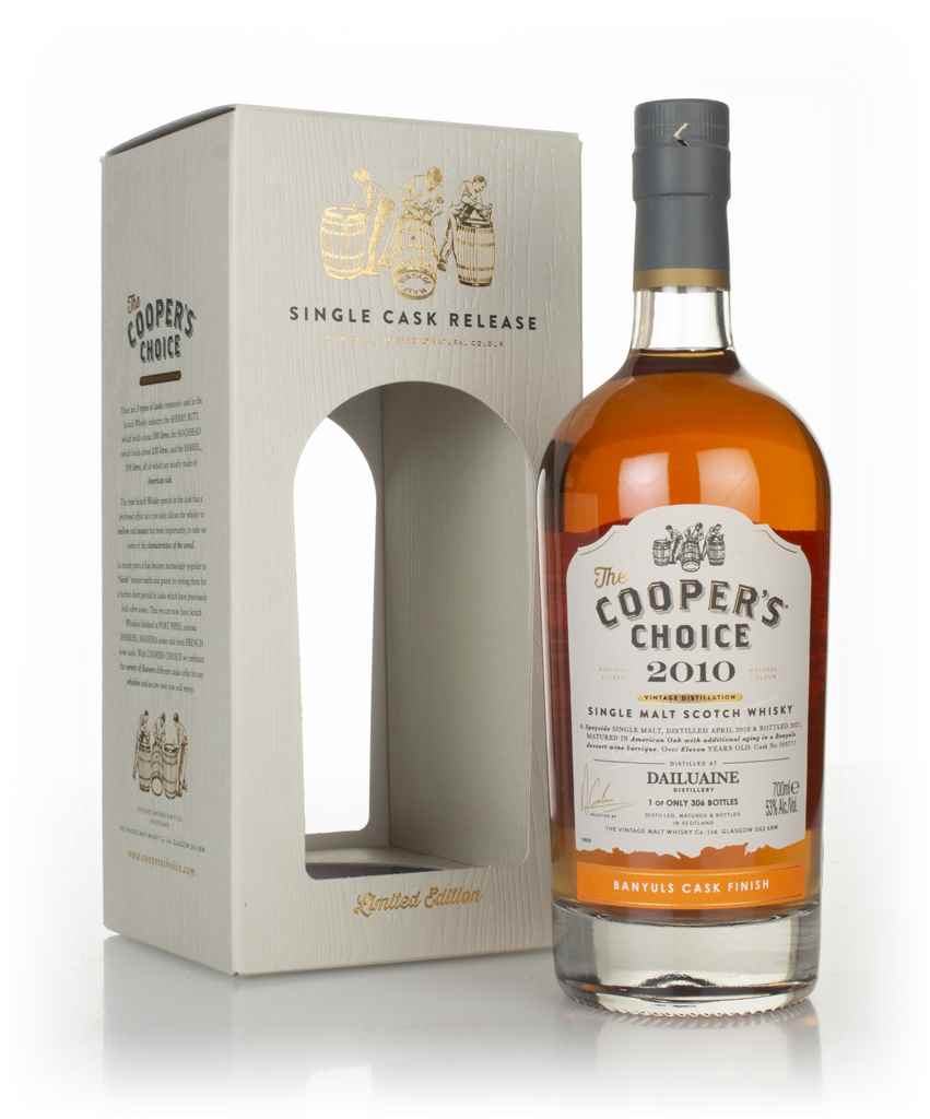 Dailuaine 11 Year Old 2010 (cask 303777) - The Cooper's Choice (The Vintage Malt Whisky Co.) 70cl product image