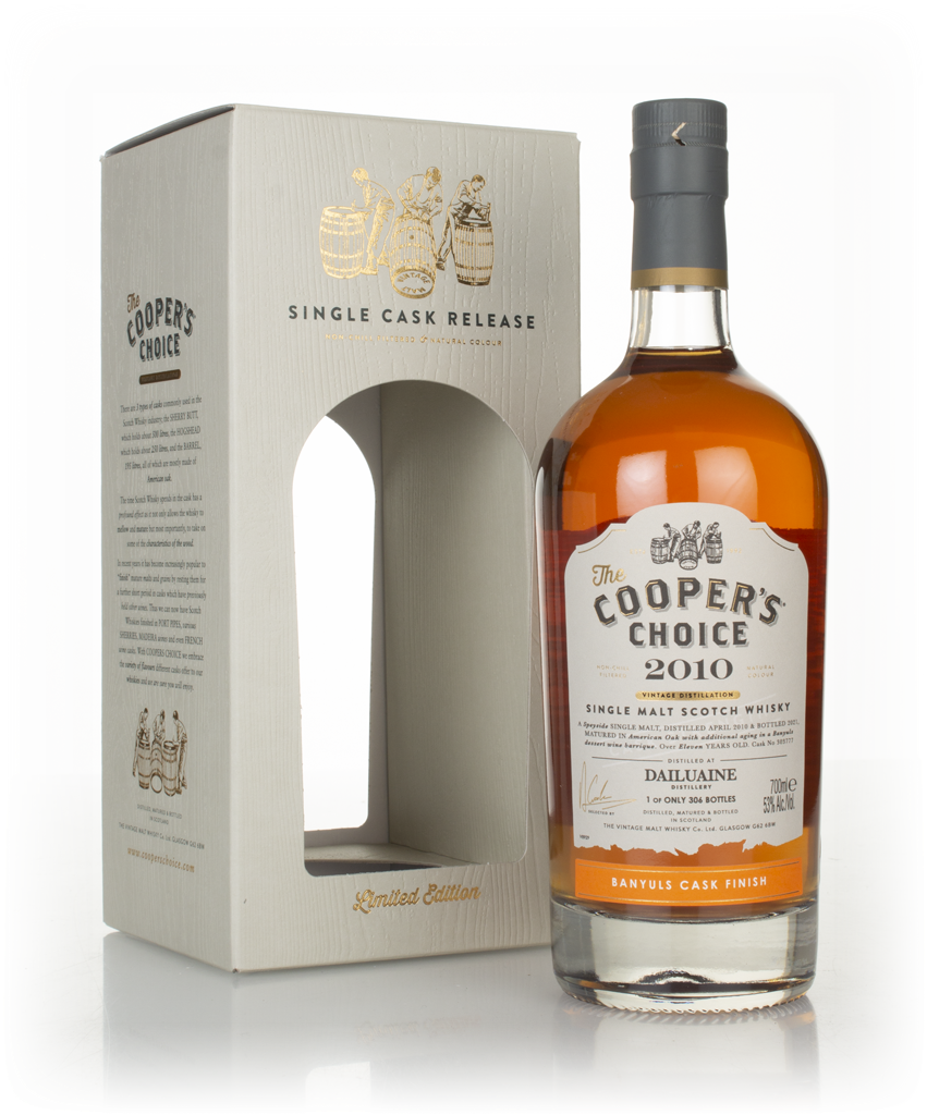 Dailuaine 11 Year Old 2010 (cask 303777) - The Cooper's Choice (The Vintage Malt Whisky Co.) 70cl product image