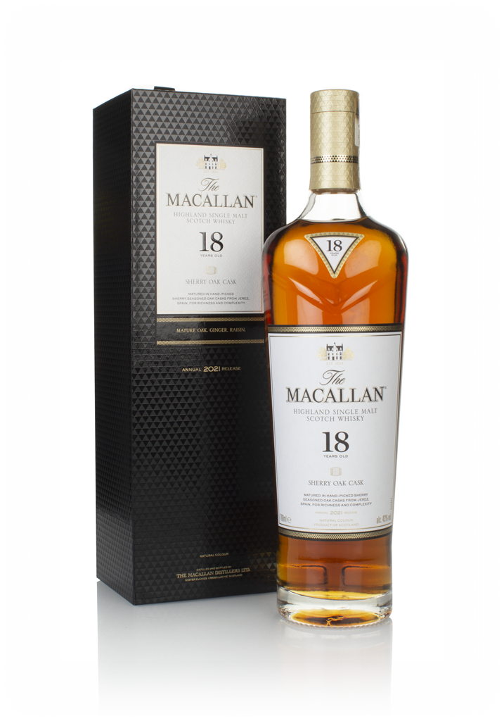 The Macallan 18 Year Old Sherry Oak (2021 Release) 70cl product image