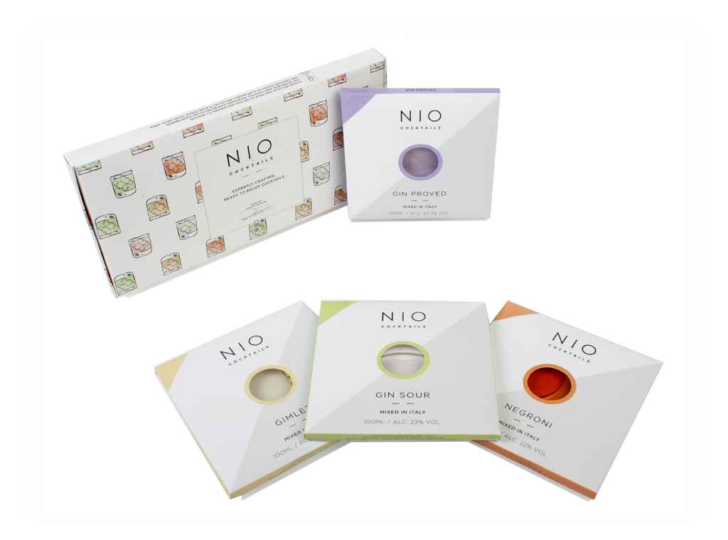 NIO Cocktails Gin Box (4 x 100ml) 40cl product image
