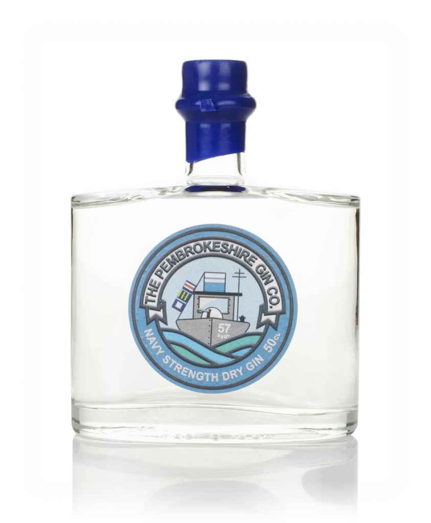 The Pembrokeshire Gin Co. Navy Strength Gin 50cl product image
