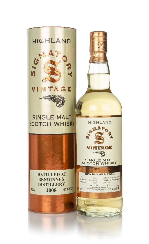 Benrinnes 12 Year Old 2008 (casks 800279 & 800281) - Signatory 70cl product image