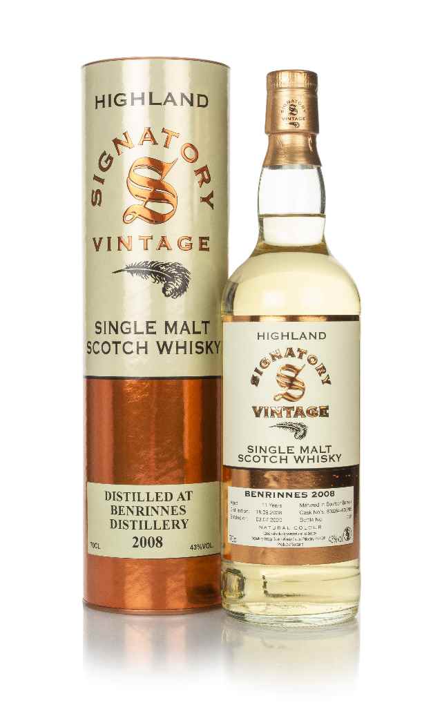 Benrinnes 11 Year Old 2008 (casks 800284 & 800285) - Signatory 70cl product image