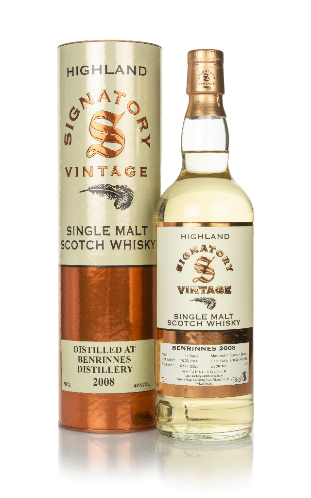 Benrinnes 11 Year Old 2008 (casks 800284 & 800285) - Signatory 70cl product image