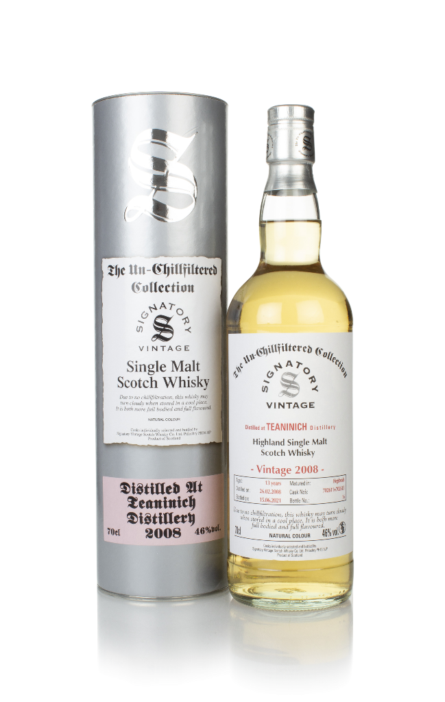 Teaninich 13 Year Old 2008 (casks 702611 & 702615) - Un-Chillfiltered Collection (Signatory) 70cl product image