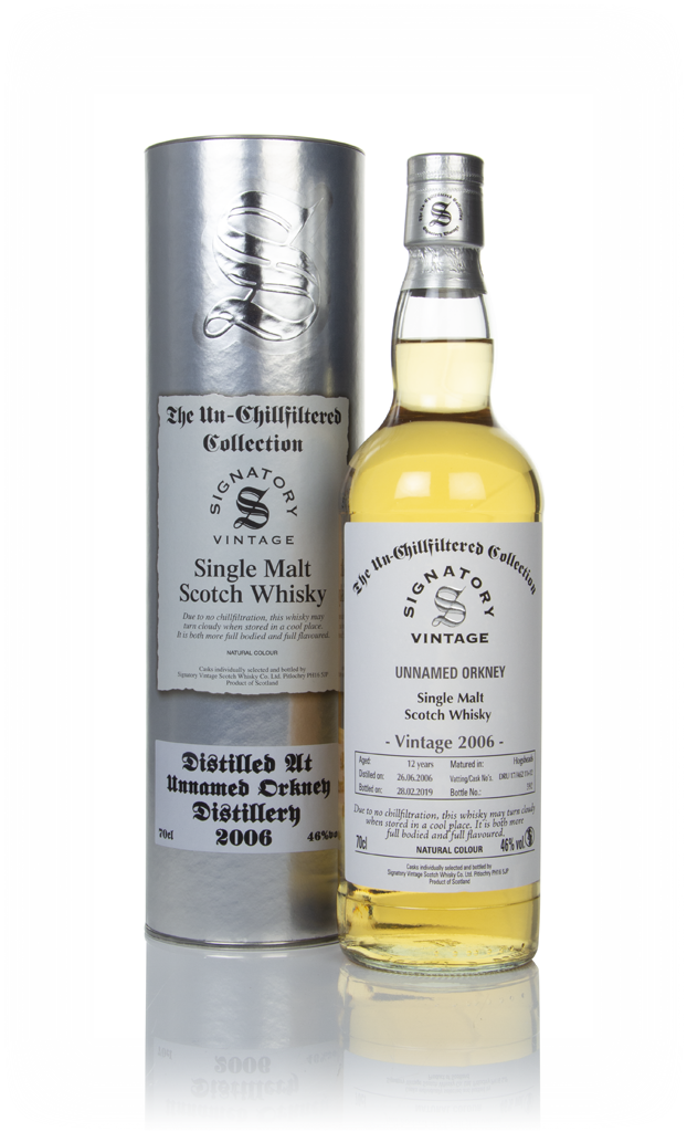 Unnamed Orkney 12 Year Old 2006 (casks 17/A62 11 & 12) - Un-Chillfiltered Collection (Signatory) 70cl product image