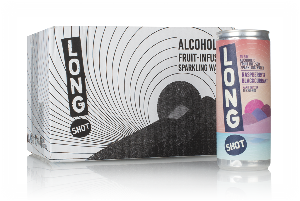 Long Shot Raspberry & Blackcurrant Hard Seltzer (12 x 250ml) 300cl product image