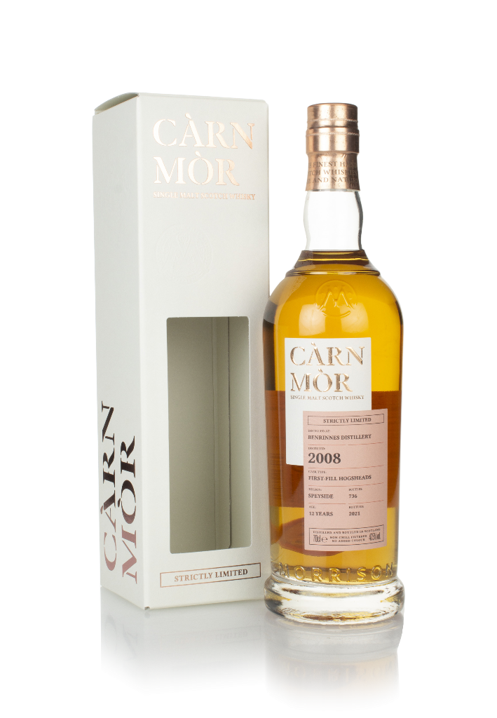 Benrinnes 12 Year Old 2008 - Strictly Limited (Càrn Mòr) 70cl product image