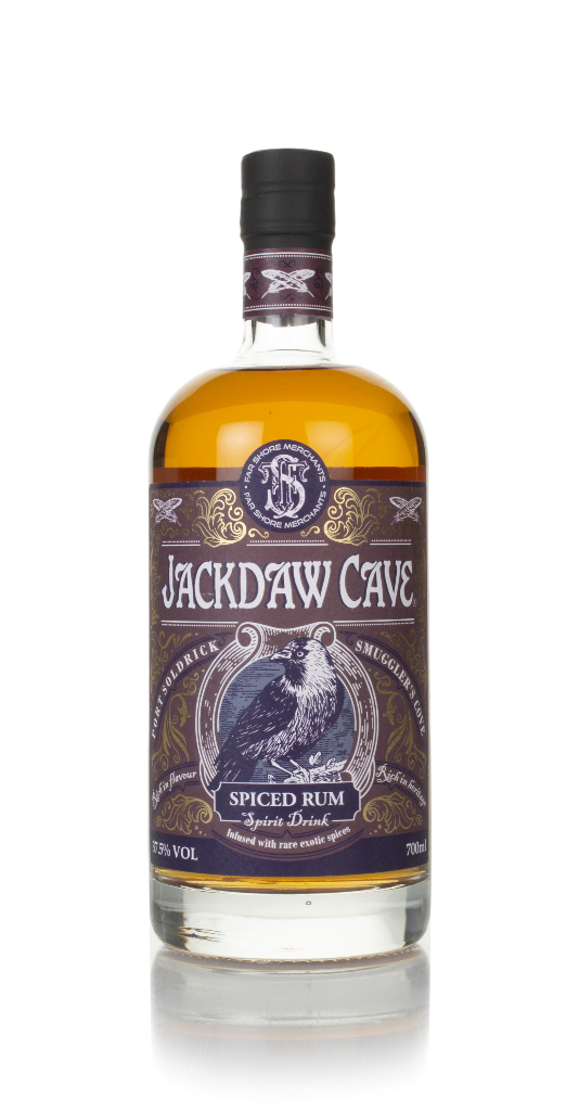 Jackdaw Cave Spiced Rum 70cl product image