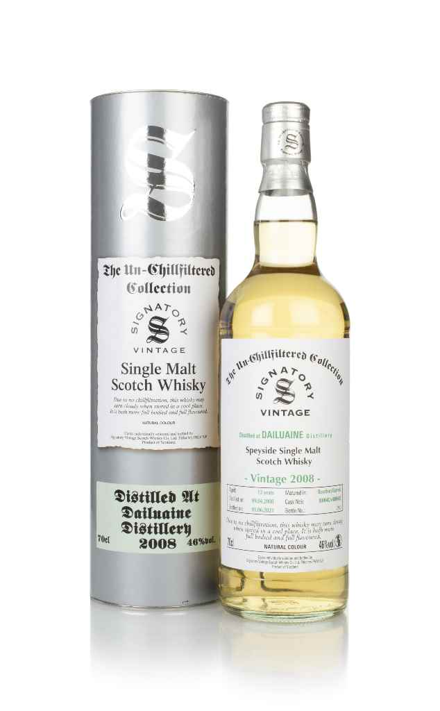 Dailuaine 13 Year Old 2008 (cask 800042 & 800043) - Un-Chillfiltered Collection (Signatory) 70cl product image