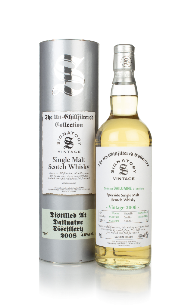 Dailuaine 13 Year Old 2008 (cask 800042 & 800043) - Un-Chillfiltered Collection (Signatory) 70cl product image