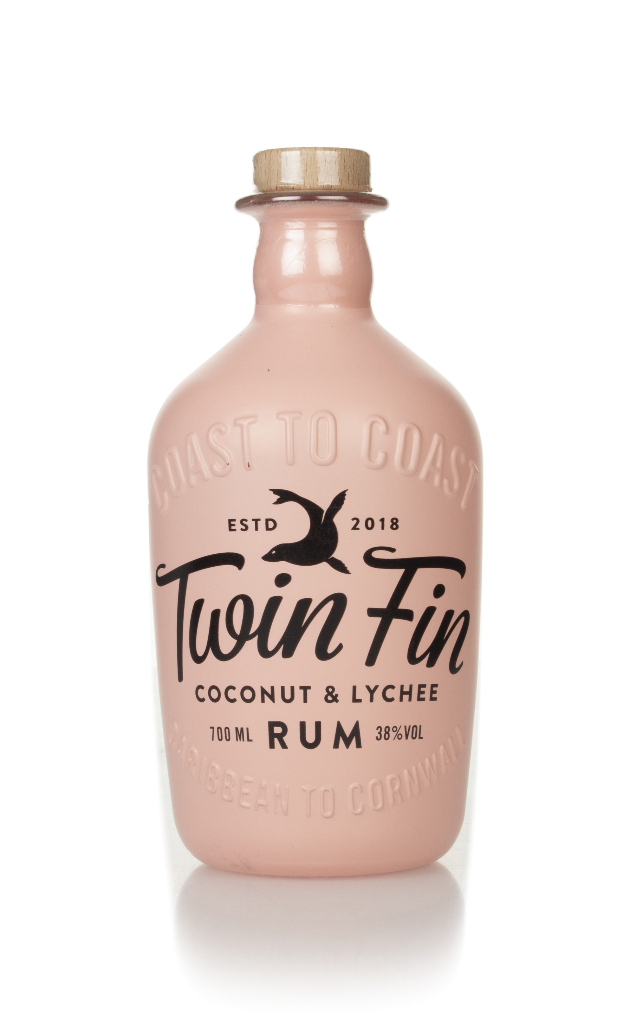 Twin Fin Coconut & Lychee Spiced Rum 70cl product image
