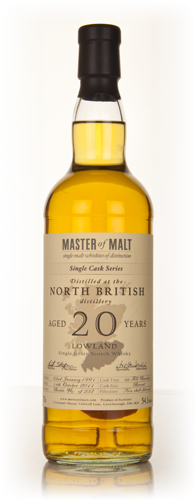 North British 20 Year Old 1991 Cask 3228 - Single Cask (Master of Malt) 70cl product image
