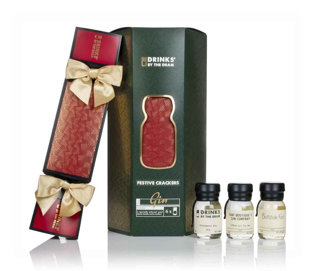 Drinks by the Dram Gin Crackers (Set of 6) 18cl product image