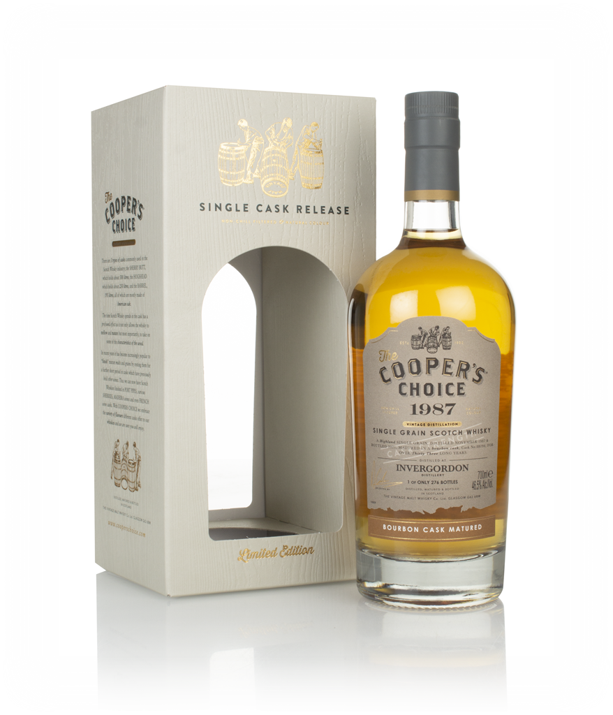 Invergordon 33 Year Old 1987 (cask 88794) - The Cooper's Choice (The Vintage Malt Whisky Co.) 70cl product image